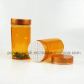 Amber Pet Plastic Medicine Bottle for Capsule Packaging (PPC-PETM-003)